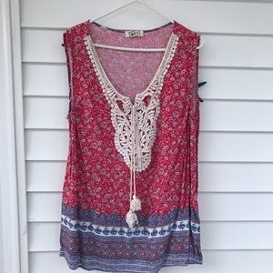 Boho tunic tank